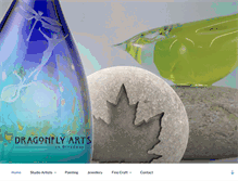 Tablet Screenshot of dragonflyarts.ca